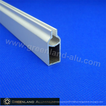 Trilho inferior revestido com pó de perfil de alumínio para cortinas de rolo